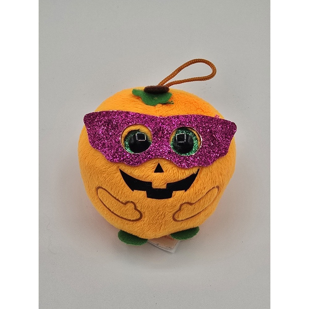 TY Halloweenie Beanie Baby - MYSTERY‎ the Pumpkin (3 inch) - No Swing Tag